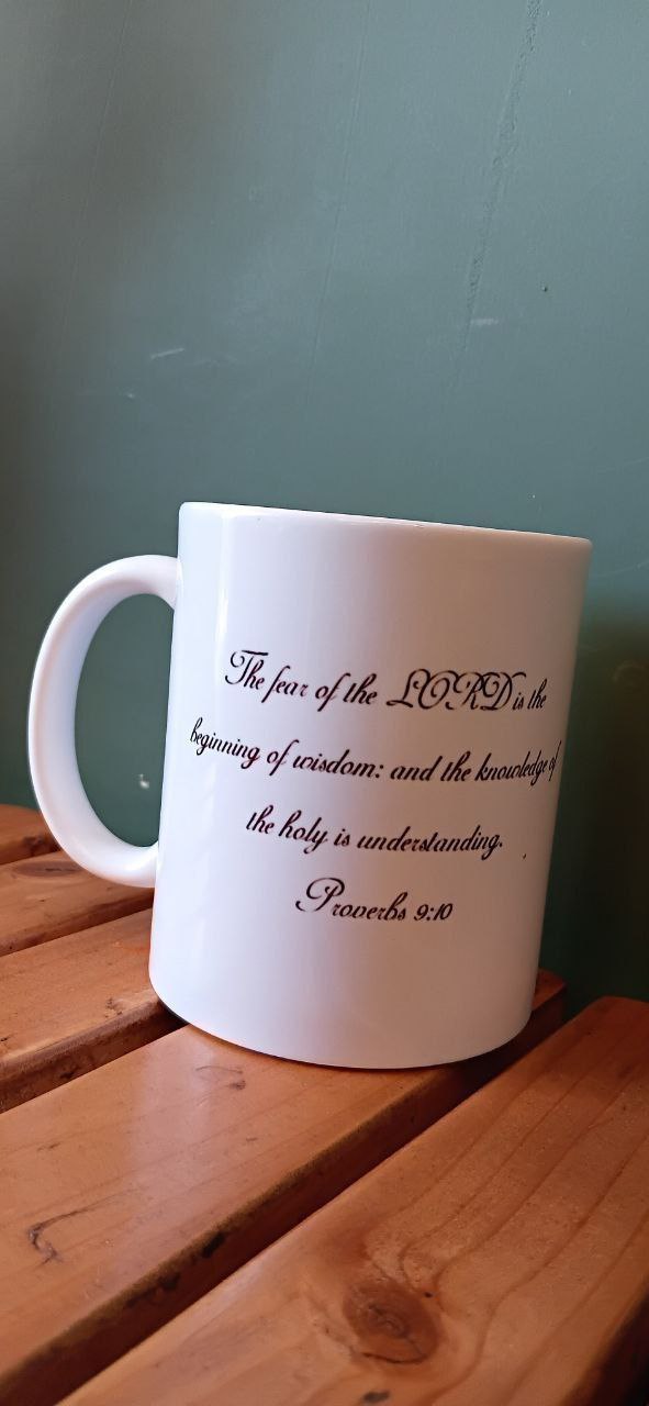 Proverbs 9:10 Scripture Mug